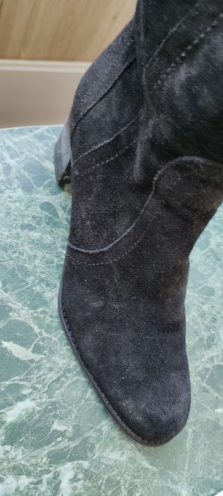 Замшевые сапоги 36 размер