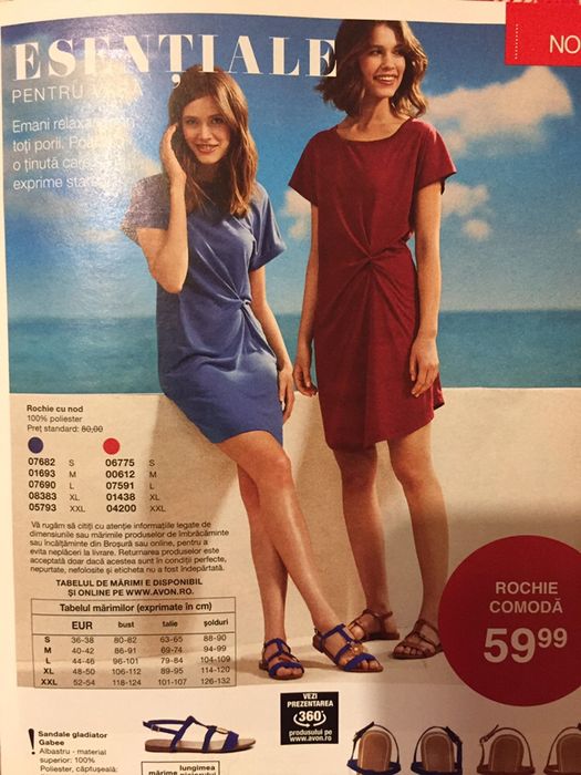 Rochie Avon, nouă