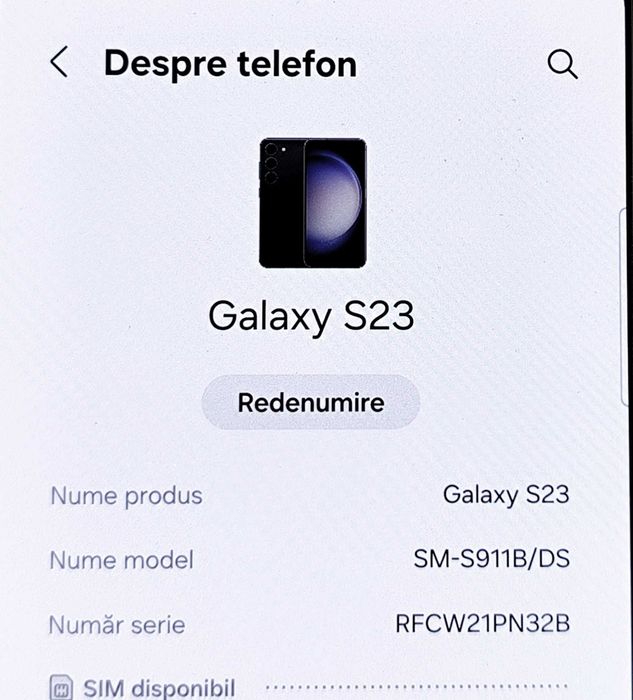 (AG 35) Telefon Samsung S23  b.34413 - 1500 Lei Garantie 2ani!