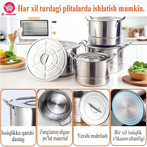 Kastryullar to‘plami — Oshxonangizning eng zo‘r yordamchisi!