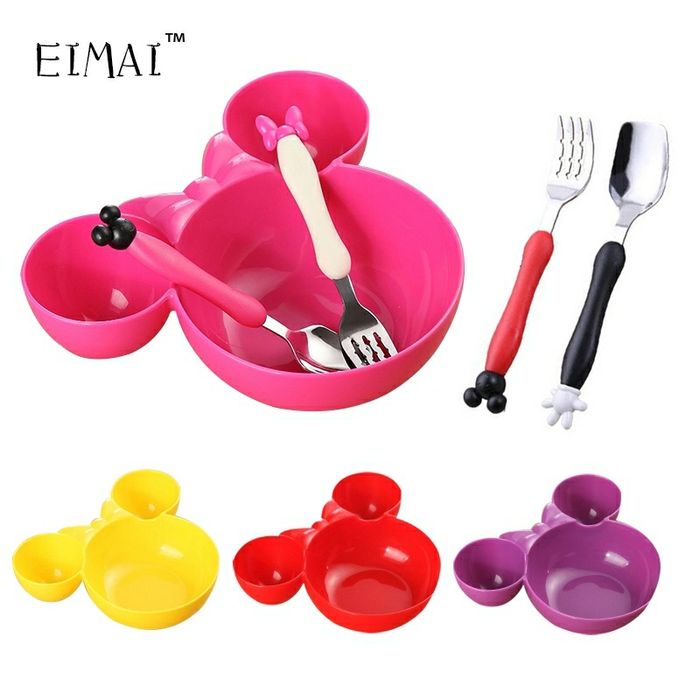 Set castron cu lingurita si furculita