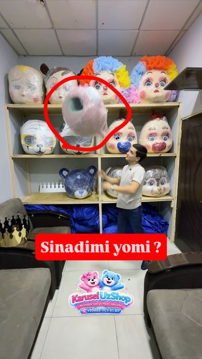 Ayiq animatr kukla multik qahramonlari sotiladi sotuvda optom narx