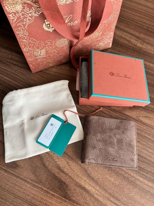 Замшевое портмоне Loro Piana