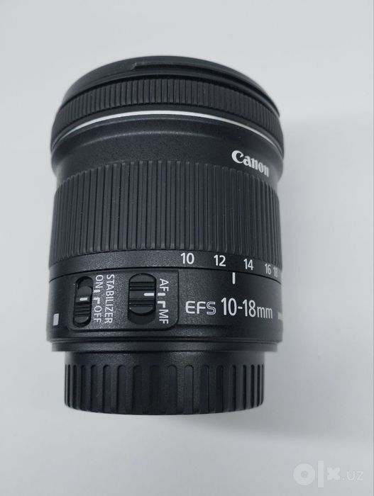 Canon 10-18mm, yangidek holatda