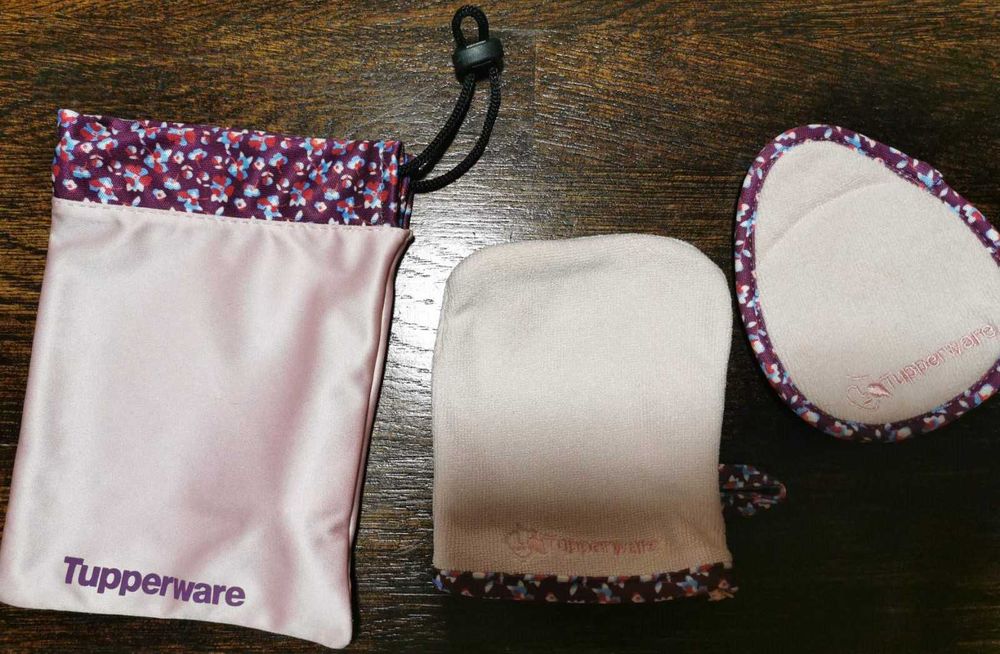 Еко красота - микрофибърен комплект за почистване на лице Tuperware