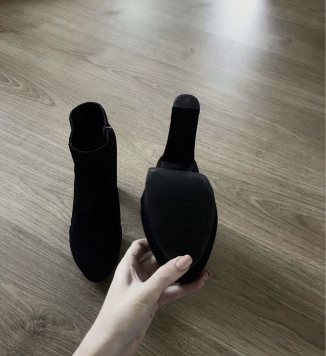 Дамски велурени боти Paollo Boticelli