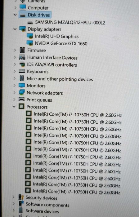 Gaming Lenovo IdeaPad 3 i7 10750H 16GB RAM SSD 512GB Nvidia GTX 1650 4GB