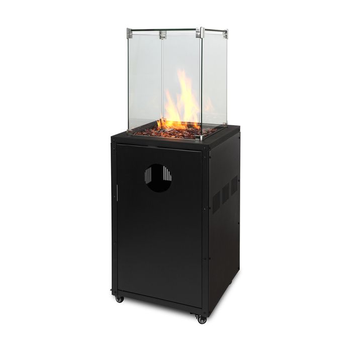 Газово огнище, камина с лава камъни