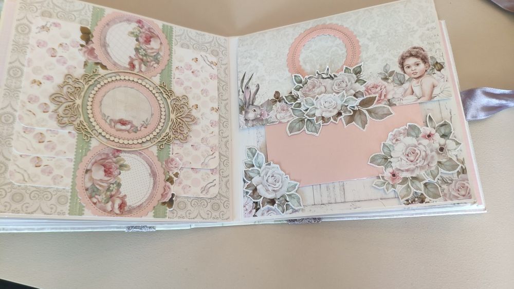 Ръчно изработен детски бебешки албум за снимки