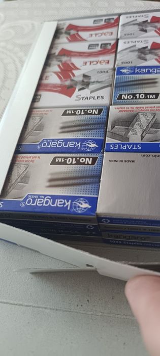 Степлер + скобы    .