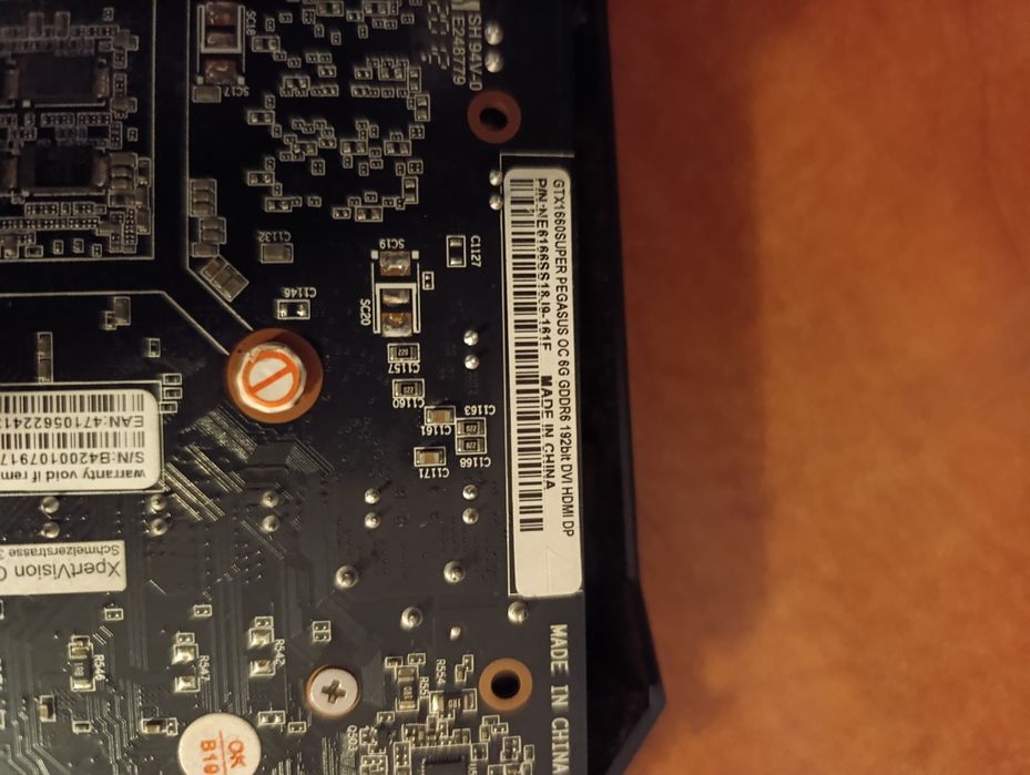 Placa video Gtx 1660 super  6gb