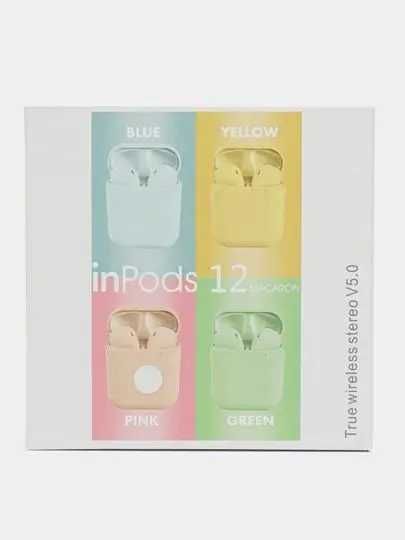 Беспроводные Bluetooth/блютуз наушники inPods i12 TWS