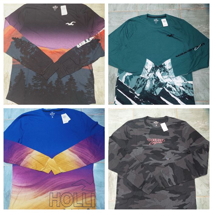 bluze barbati M,L Hollister