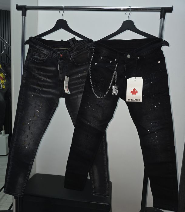 Blugi icon dsquared2  - negru