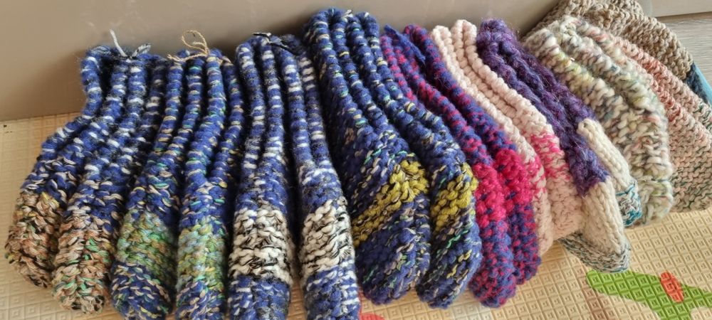 Cipici tricotati de lana