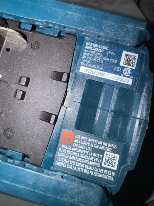 Bosch GDX18V-210 C, гайковерт /шуруповерт 1/4”–1/2”, 3 скорости (соло)