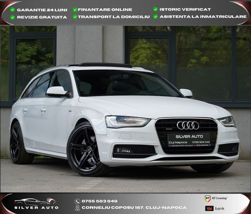 Audi A4 Sline Quattro 190 CP ULTRA Line Automat Led Garanție Rate