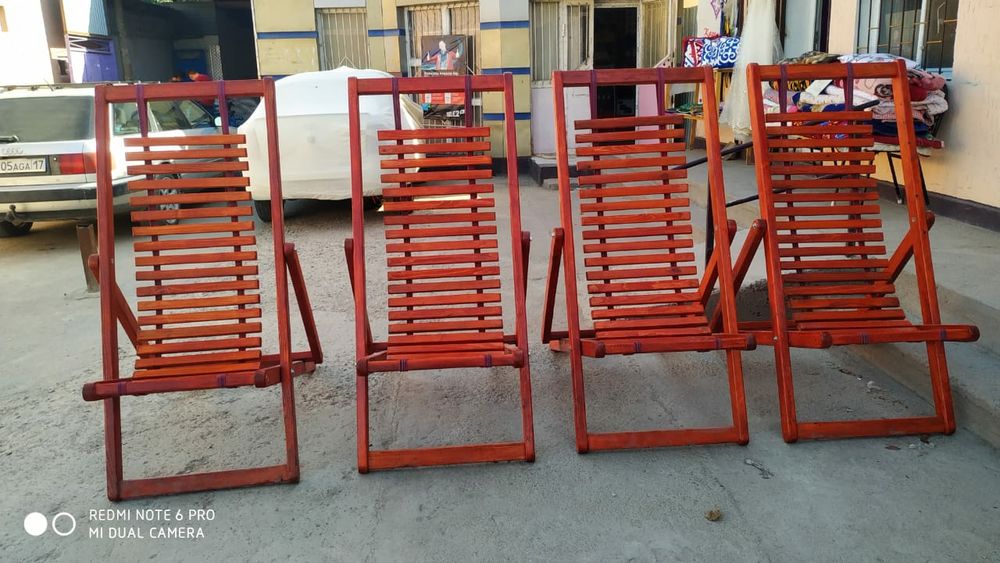 Деревянный шезлонги для отдыха