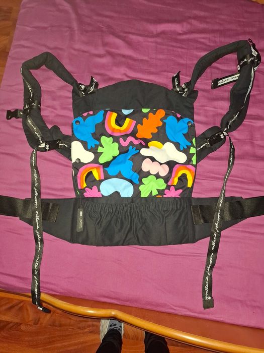 Kinderkraft, Huggy, marsupiu ergonomic, Happy Shapes