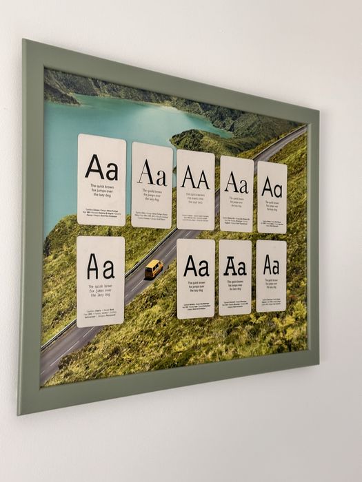Colaj decorativ „better IKEA” – ramă FISKBO 30×40