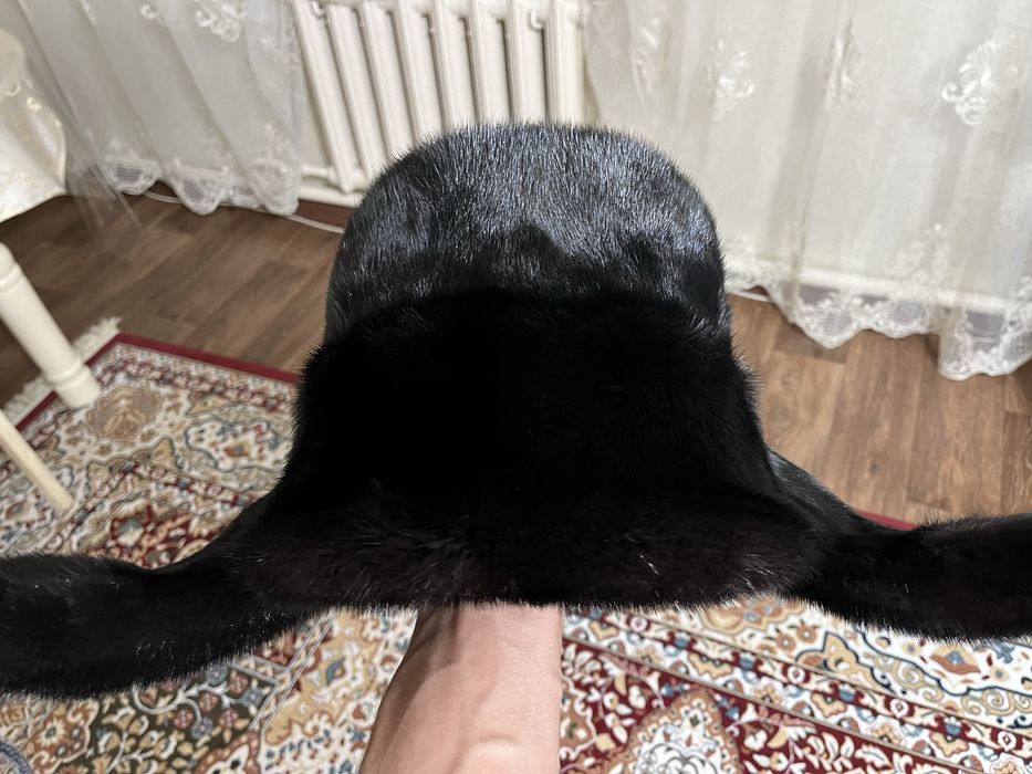 Норковая шапка мужская