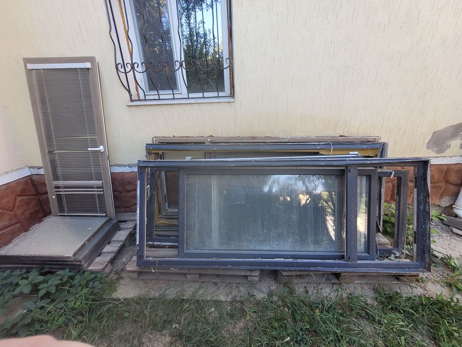 Витражные окна 2.5×0.95 , 4шт