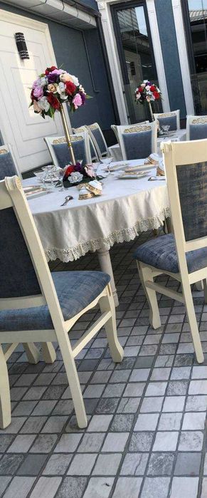 Прокат стол стул чинни идишлар