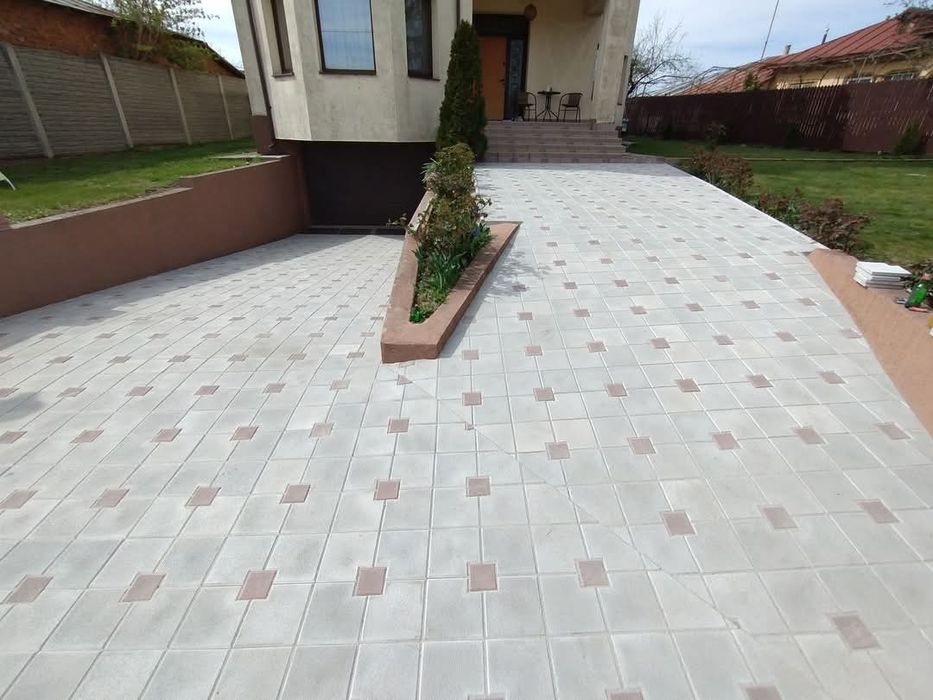 Fabrica pavaje pavele model Tip Duos montaj pavele dale rigole borduri