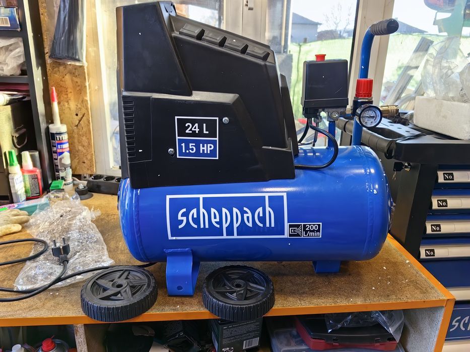 Компресор HC30o с аксесоари / Scheppach / 24l