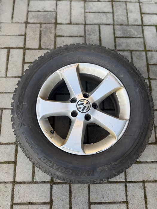 Jante Volkswagen + Cauciucuri iarna 215/65/16 5x112 ET33 Tiguan/Touran