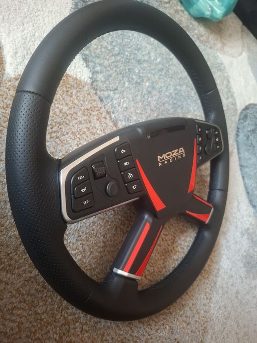 Volan Moza TSW Truck + suport  Moza Clamp for Truck Wheel