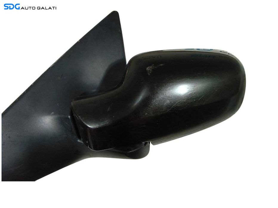 Oglinda Stanga Reglaj Manual Manuala Renault Megane 2 2002 - 2008 Culoare Neagra Cod 12353060 82002-19919 [LR1380]