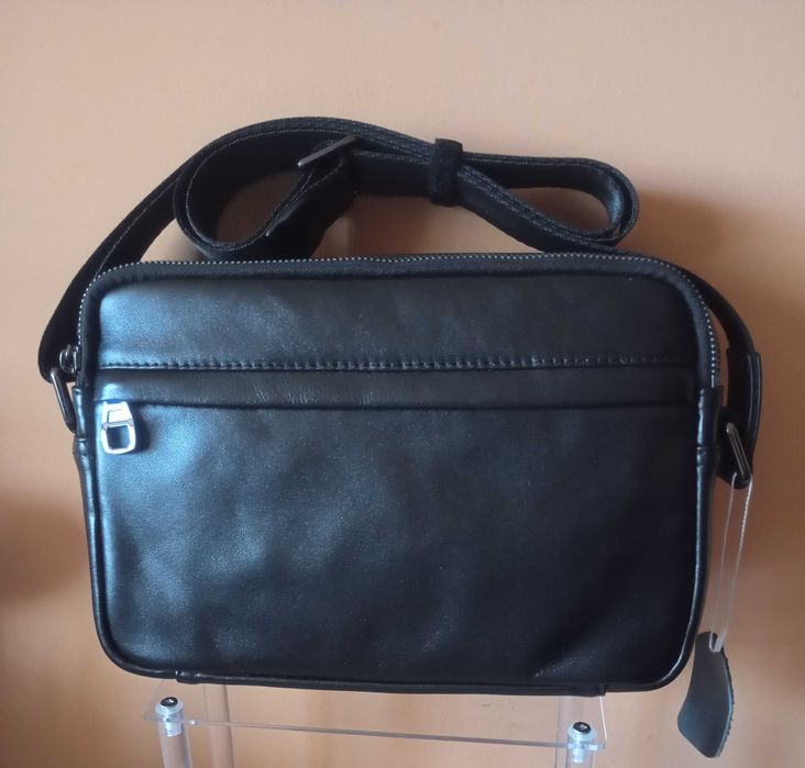 Мъжка чанта. Естествена кожа.