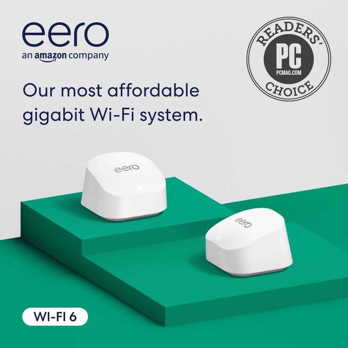 Router Mesh WiFi eero 6+ cu suport Zigbee