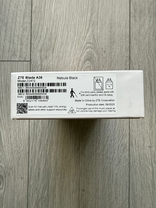Smartphone ZTE A36 64GB
