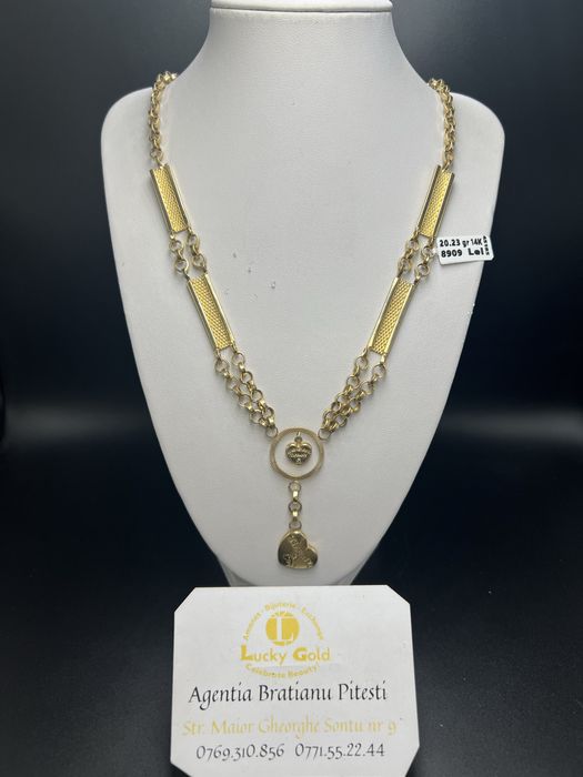 Lant aur 14k 20.23 gr lungime 60 cm cod 19333