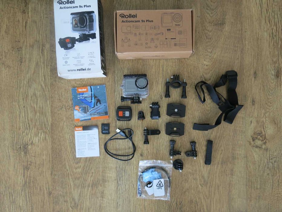 Екшън камера Rollei Actioncam 9s Plus 4K 60fps – 100% Пълен комплект + Карта памет