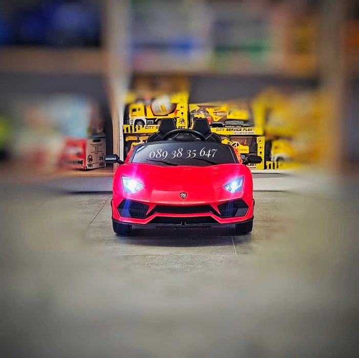 ТОП ЦЕНА!НОВО!Акумулаторна кола Chiara RED с 12V,USB,дистанционно