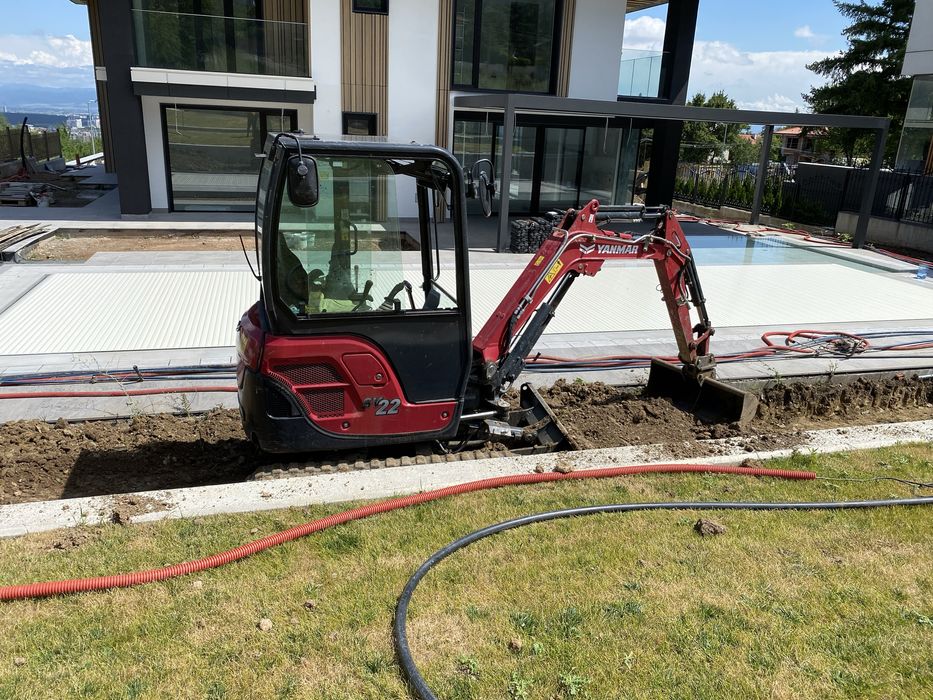 Услуги Мини Багер и Самосвал за София и околните села