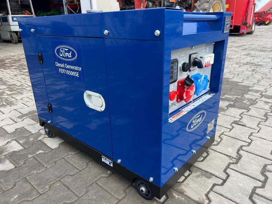 Генератор Ford – 7,9 KVA, тих, с AVR (Нов) + Видео