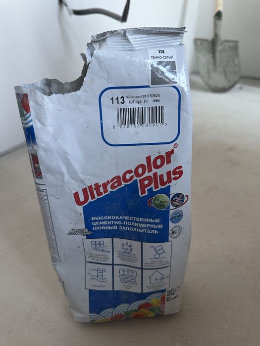 Затирка Mapei Ultracolor Plus