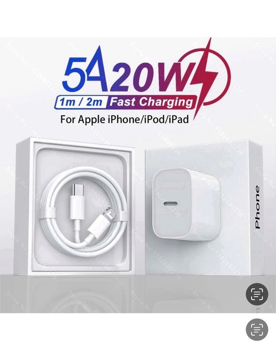 Pachet Accesorii Incarcator + Cablu Usb + Casti Compatibile Iphone