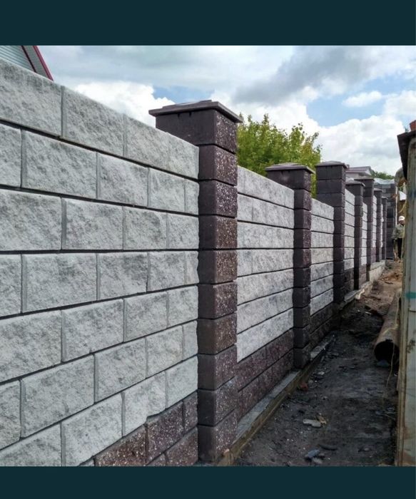 Сплитерный блок разных видов