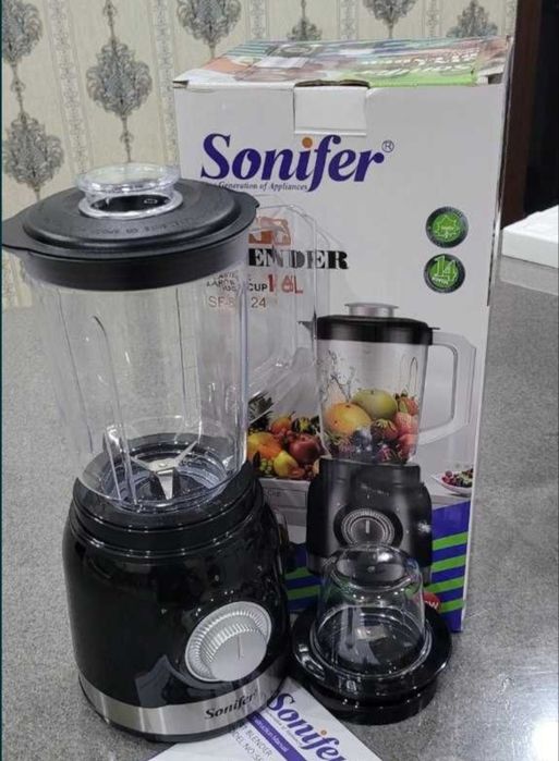 Sonifer 2в1 новый стационарный Блендер кофемолка blender sf-8124