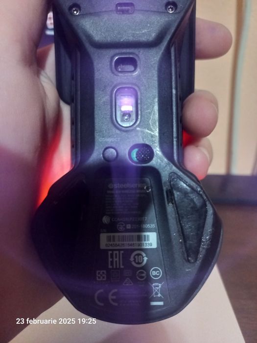 Moise de gaming Wireless STEELSERIES Rival 650 Dual Mode 1200dip negru