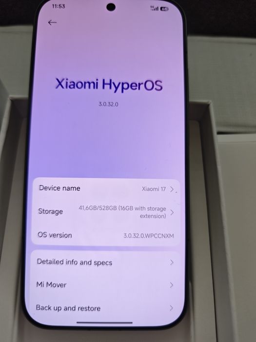 Чисто нов Xiaomi 17  16RAM/512GB Black