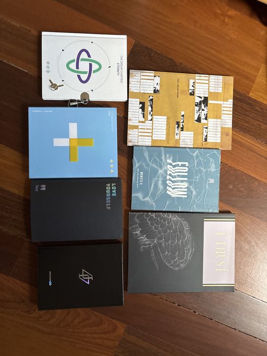 Albume kpop BTS, Stray Kids, TXT, (G)-IDLE, Monsta X, MAMAMOO