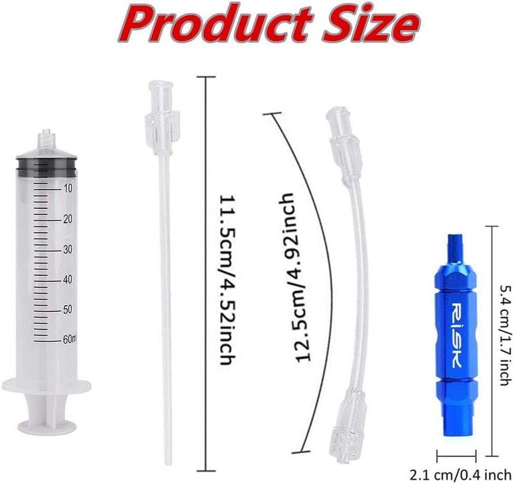 Инструмент за инжектиране на течност за велосипедни гуми