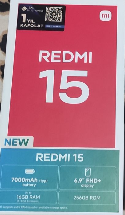 Xiaomi Redmi 15 16/256