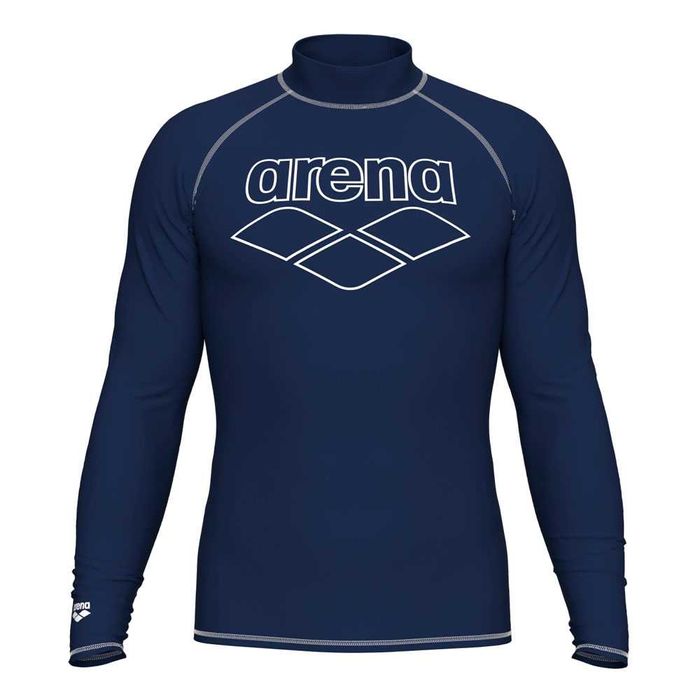 Футболка для плавания мужская Arena Rash Vest L/S Graphic